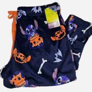 Disney Stitch Halloween Pajama Pant-Briefly Stated Jogger Women's Size Small NWT